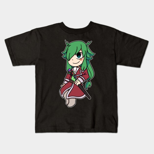 Chibi Freed Kids T-Shirt by Dragnoodles